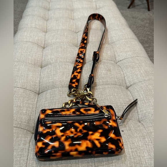 Sam Edelman Circus NY - Malibu Slim Crossbody Leopard Print- Minibag - EUC - Picture 3 of 7
